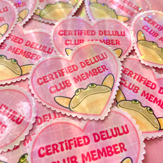 „Certified delulu club member“ Jerry sticker