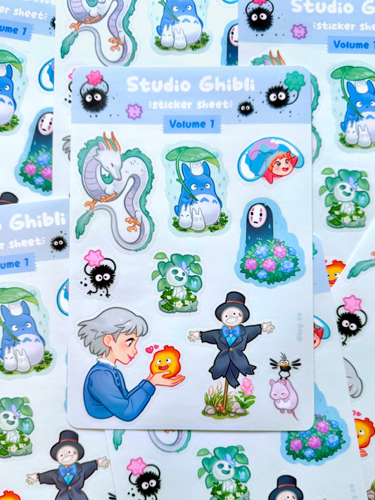 Ghibli sticker sheets