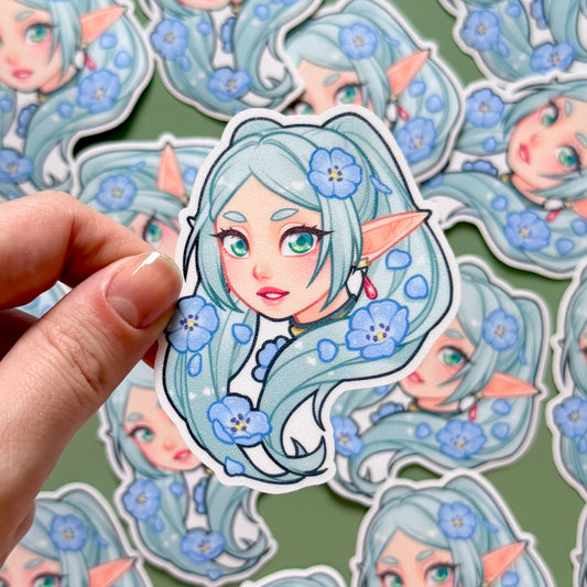 Frieren frosty sparkle sticker