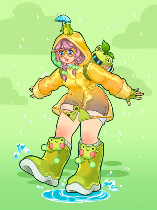 Rainy day art print bundle