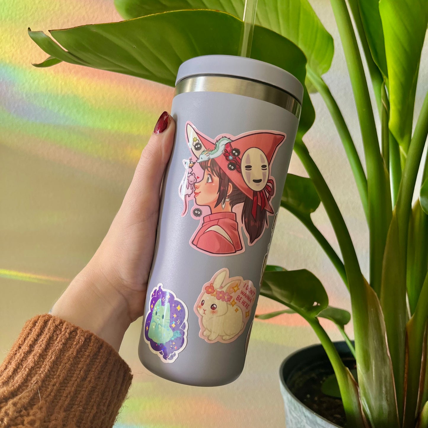 Witchy Ghibli girls sticker