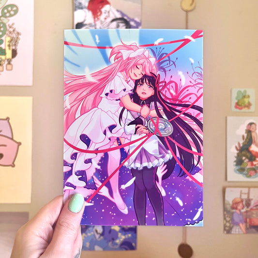 Madoka & Homura art print