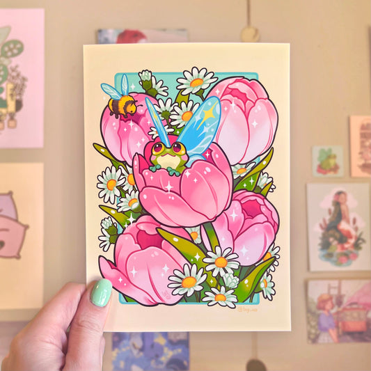 Tulip Fred art print