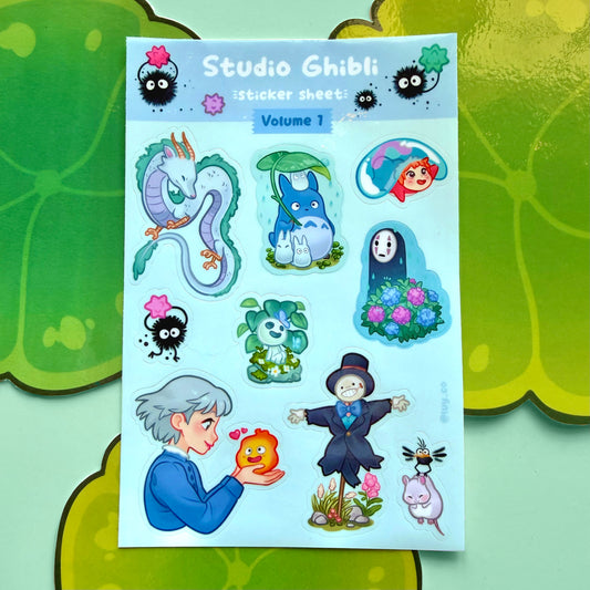 NEW LOOK Ghibli sticker sheet