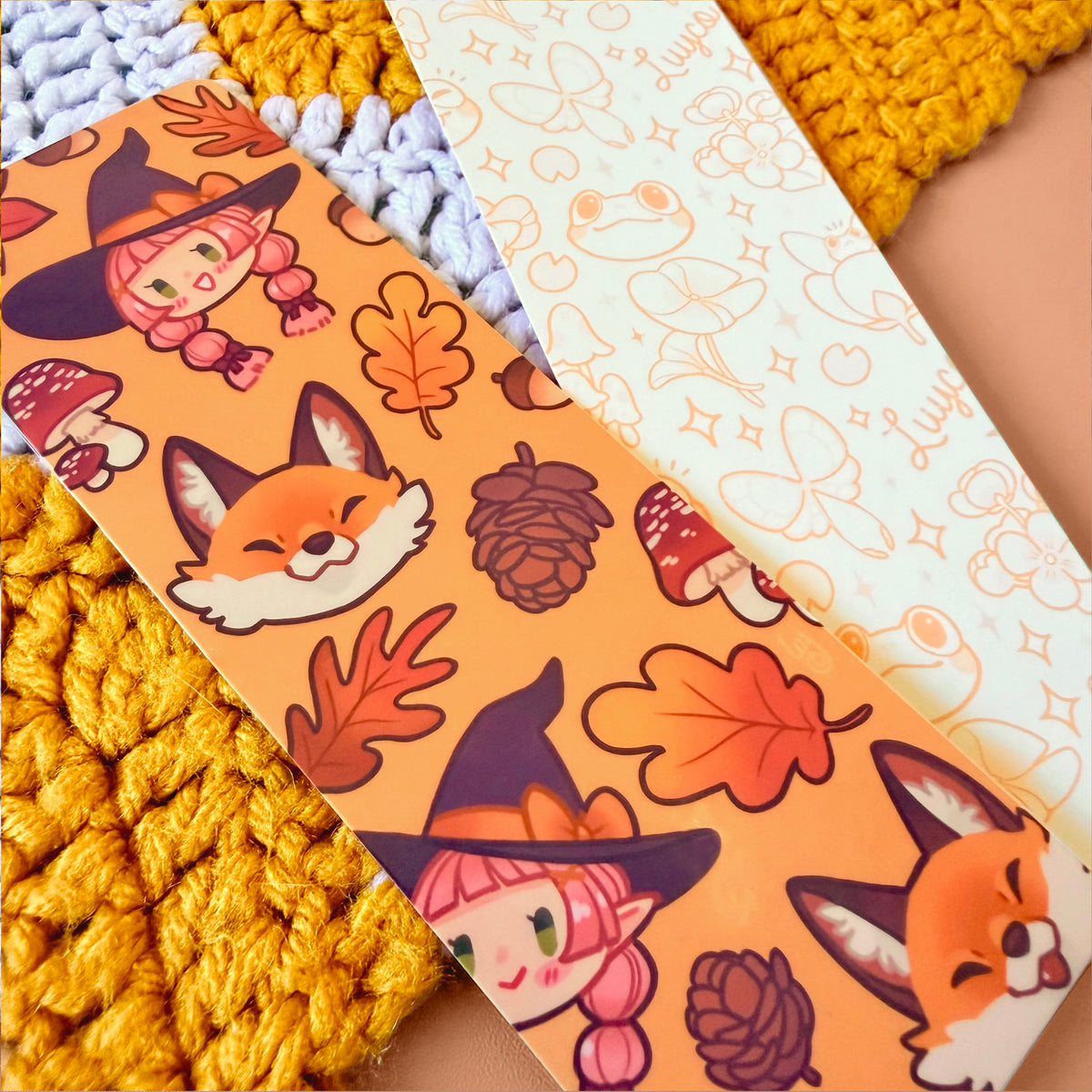 Fall witch bookmark