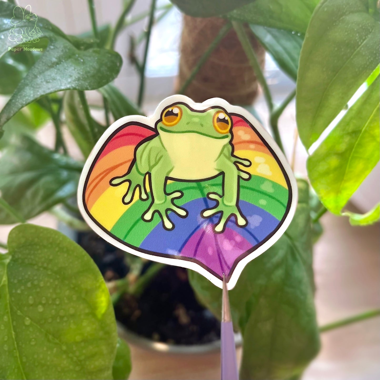 Pride Froggy sticker