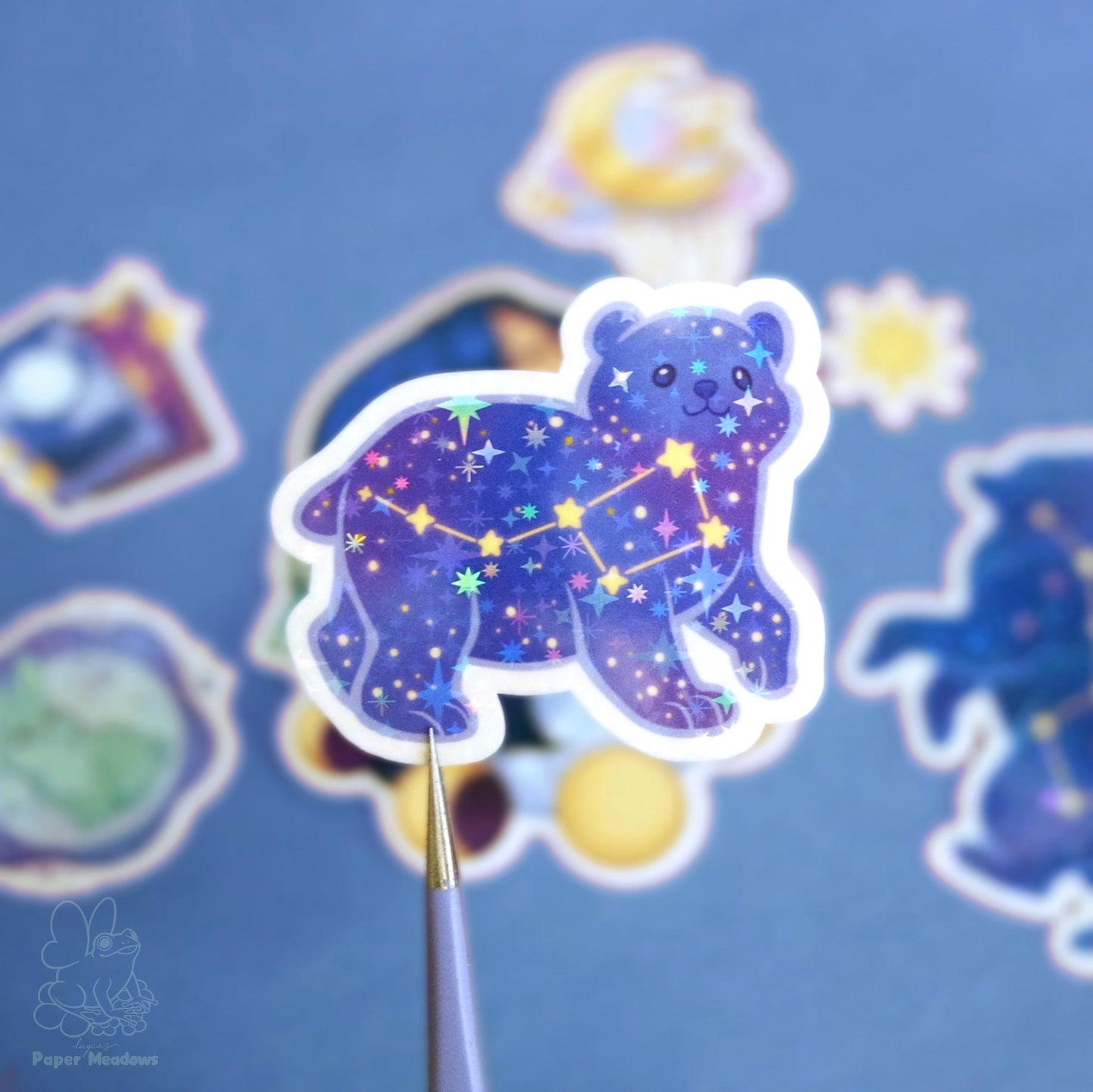 Moon & Stars sticker set