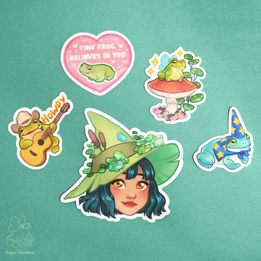 Pond Stories-Aufkleberset