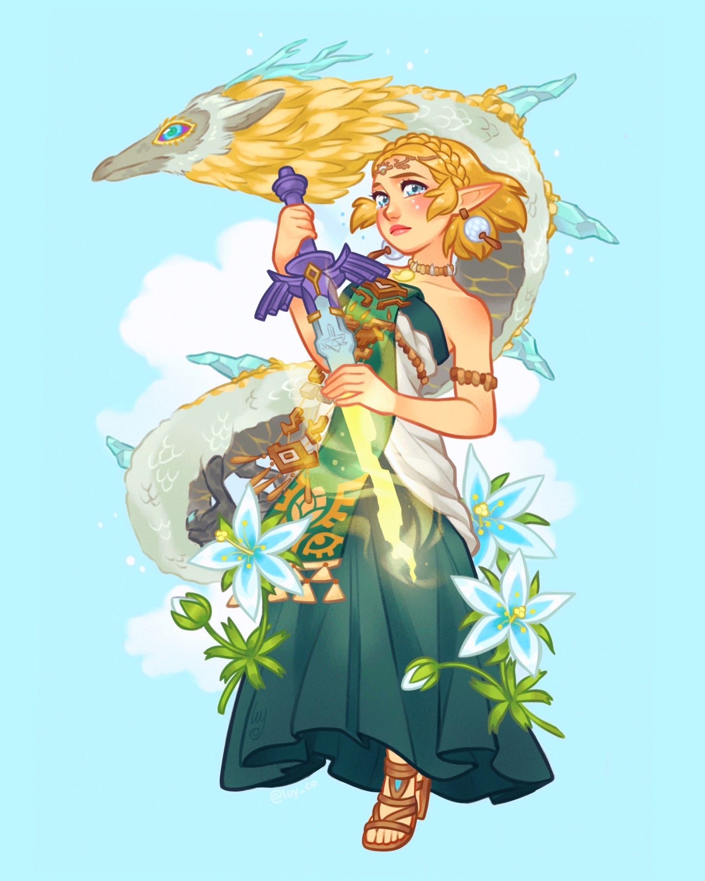 Zelda art print