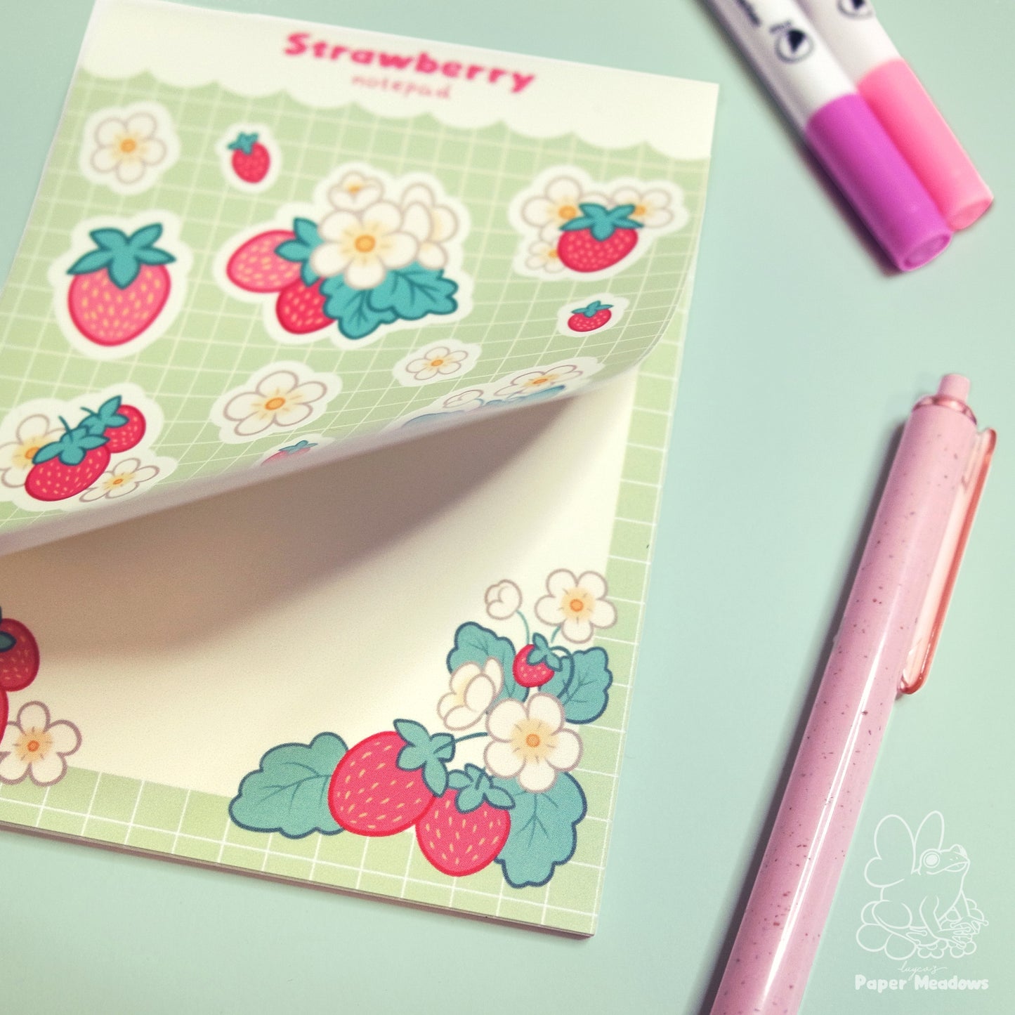Strawberry notepad