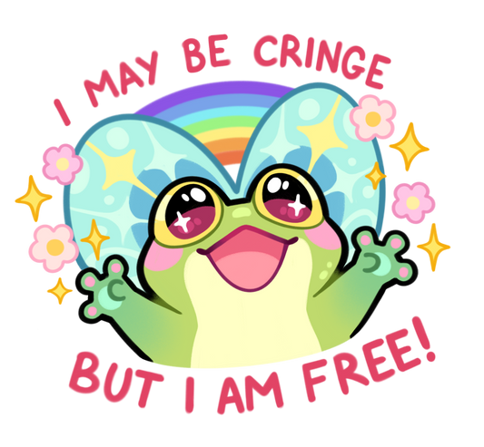 Cringe but free! Fred sticker