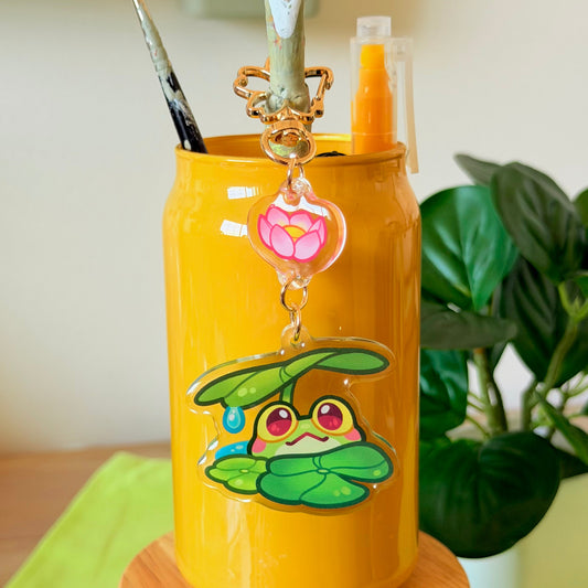Lilypad Fred charm