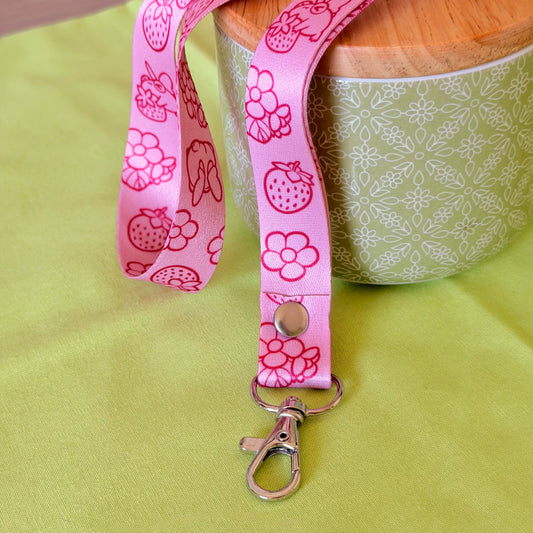 Berrybum Strawberry lanyard