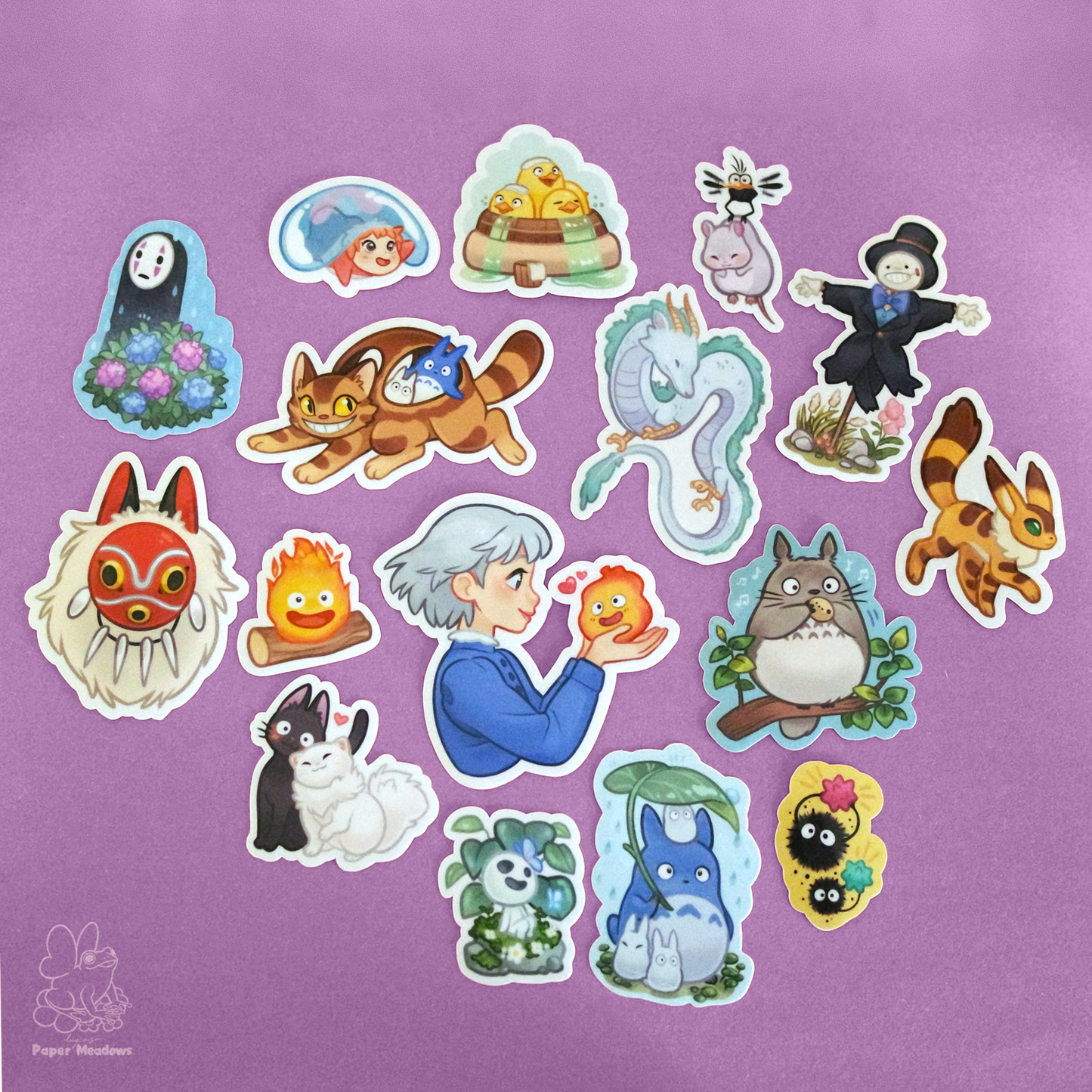 Ghibli Stickers complete set