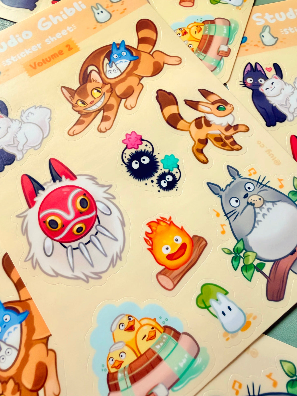 Ghibli sticker sheets