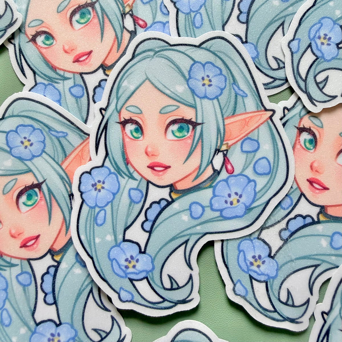 Frieren frosty sparkle sticker