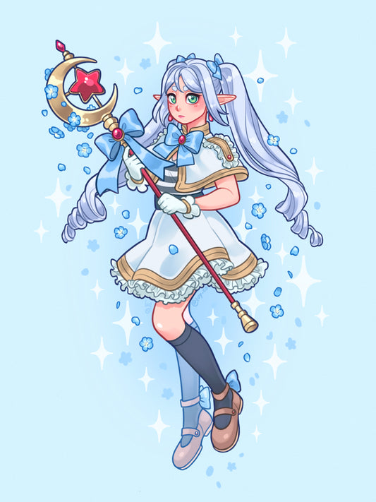 Magical Girl Frieren art print