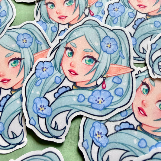 Frieren frosty sparkle sticker