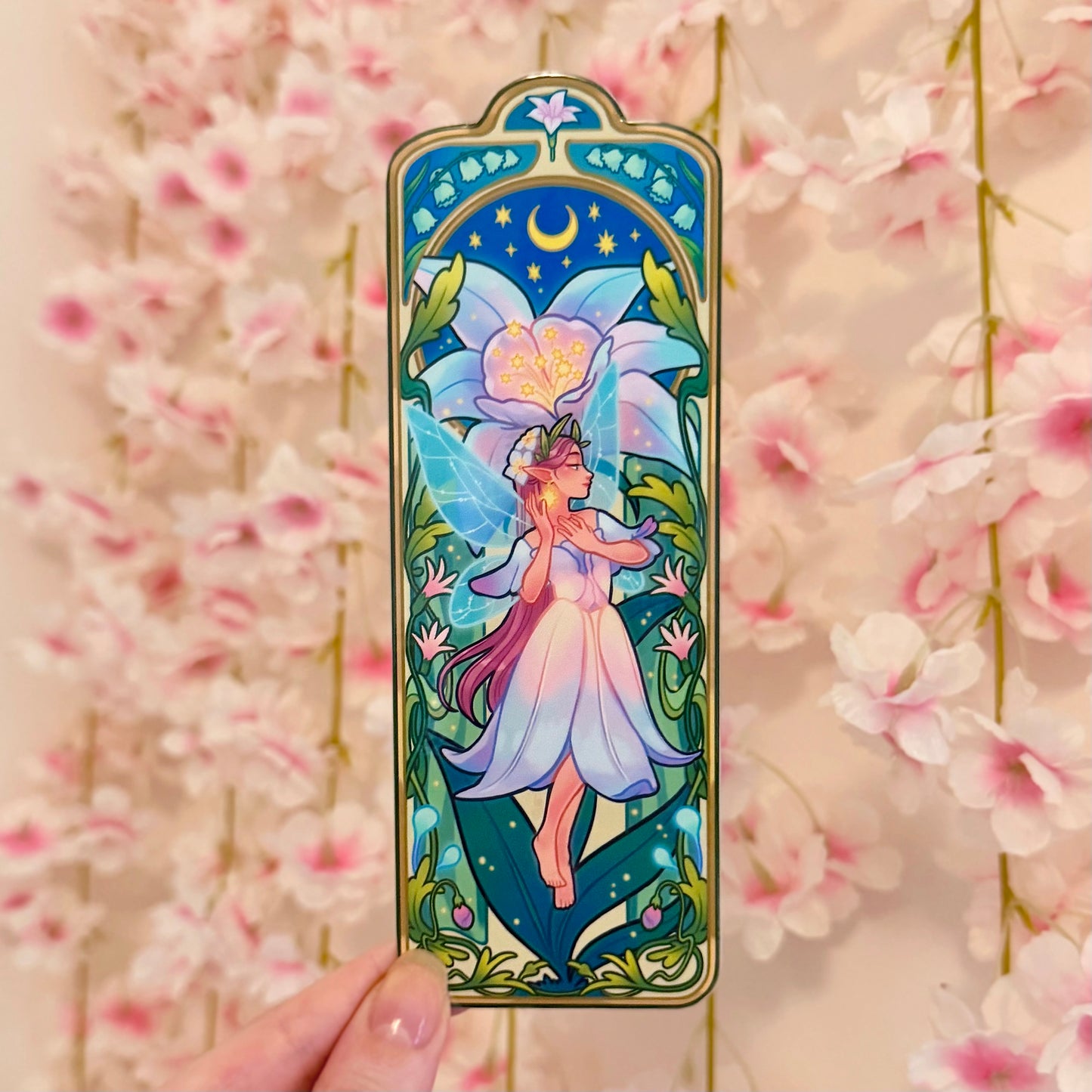 Art Noveau Fairy bookmark