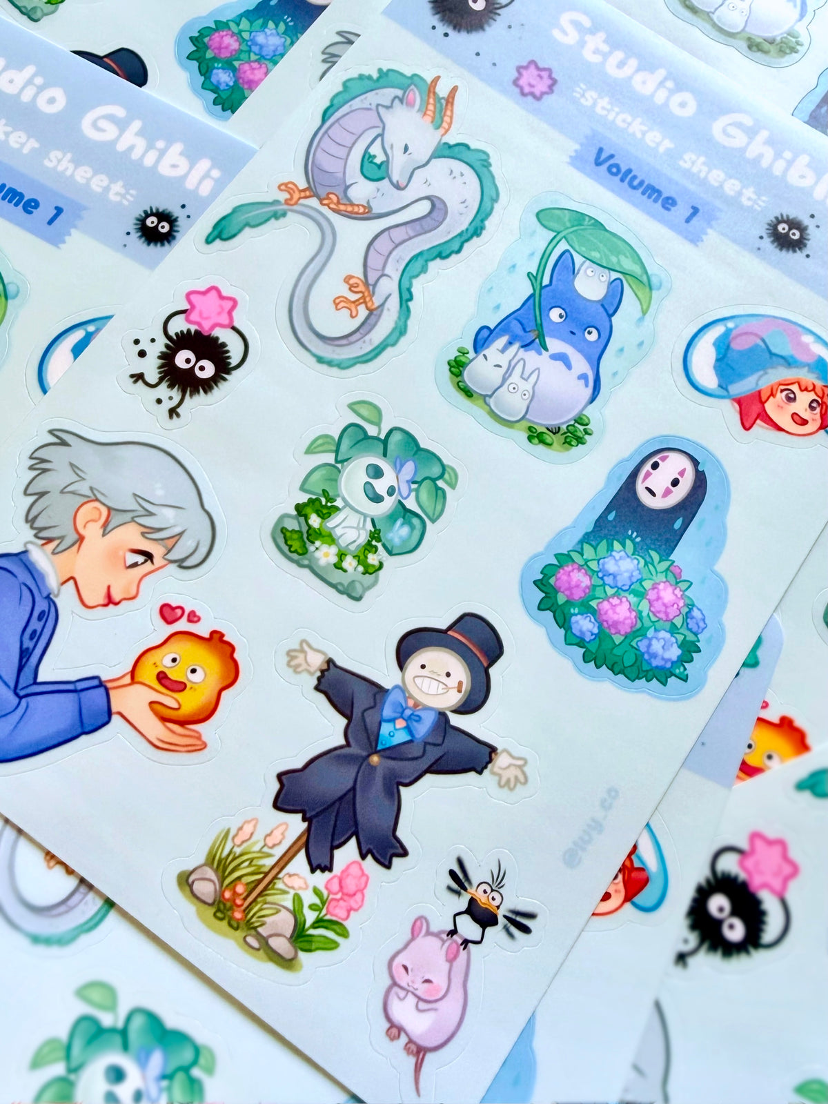 Ghibli sticker sheets