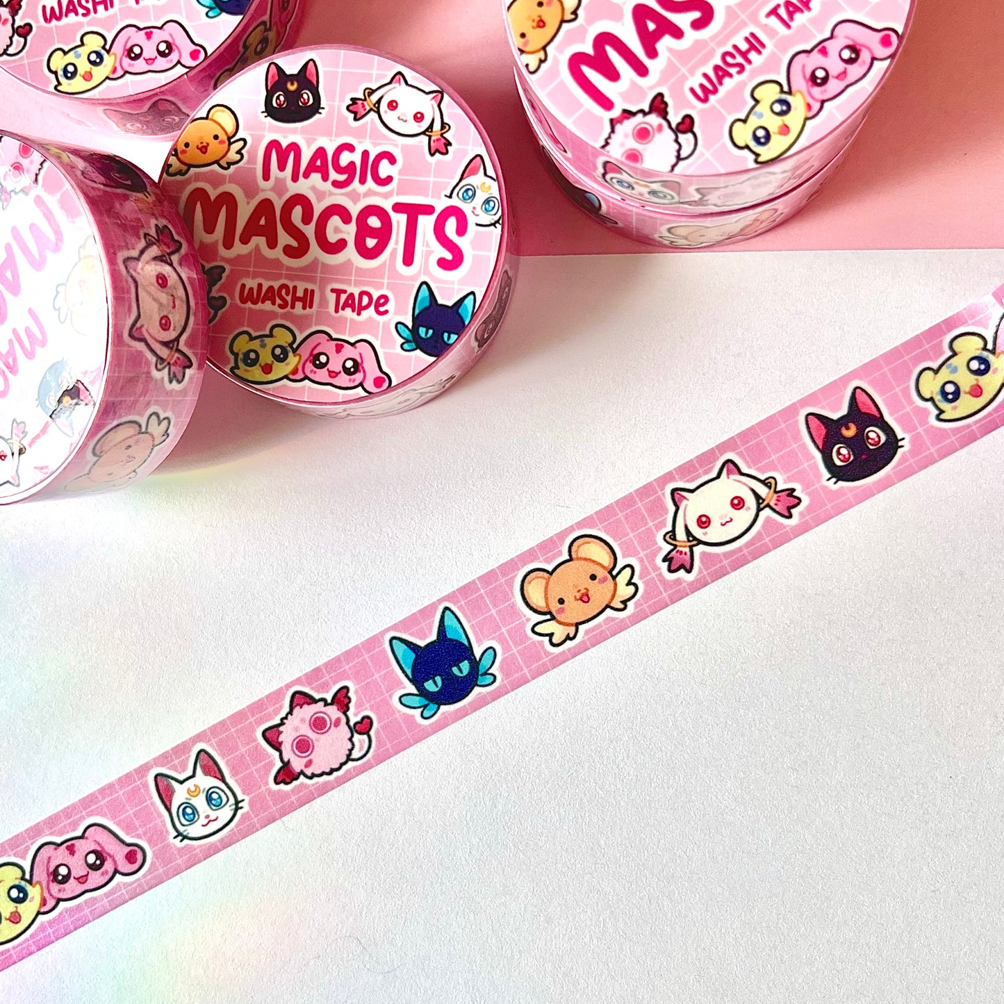 Magic mascots washi tape