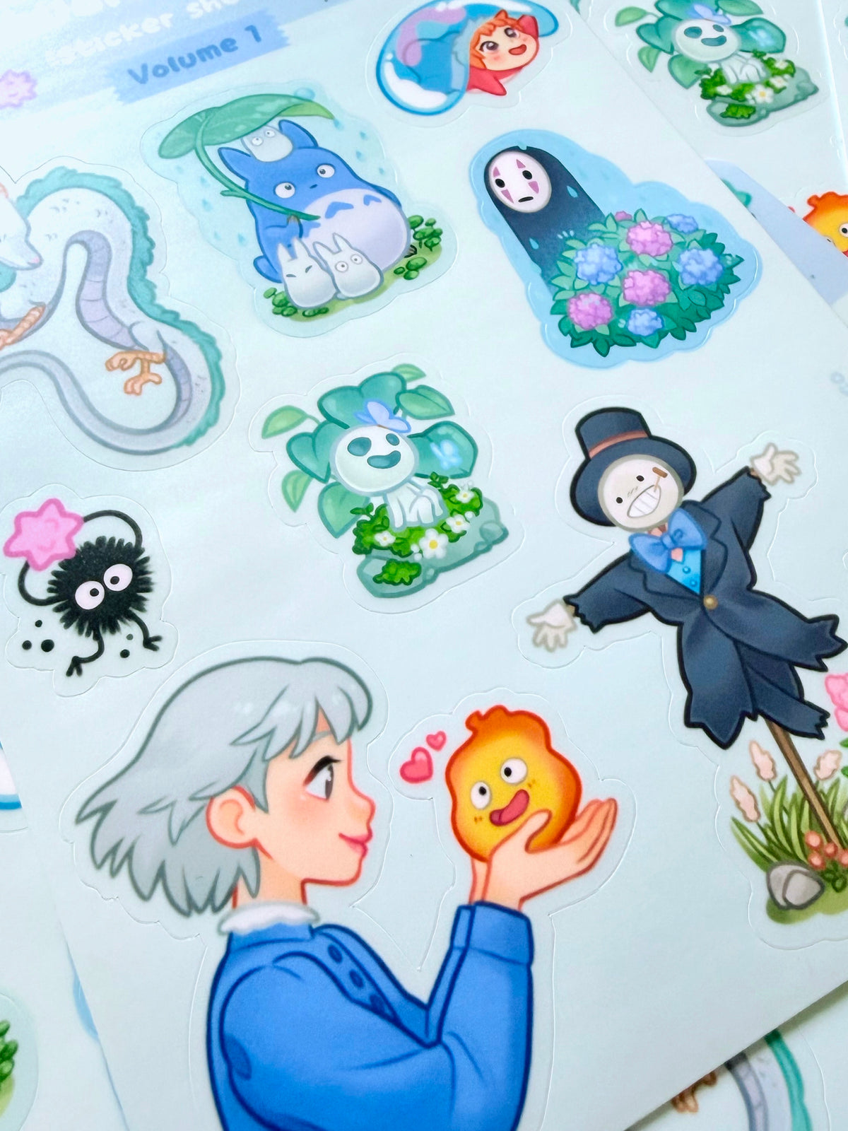 Ghibli sticker sheets