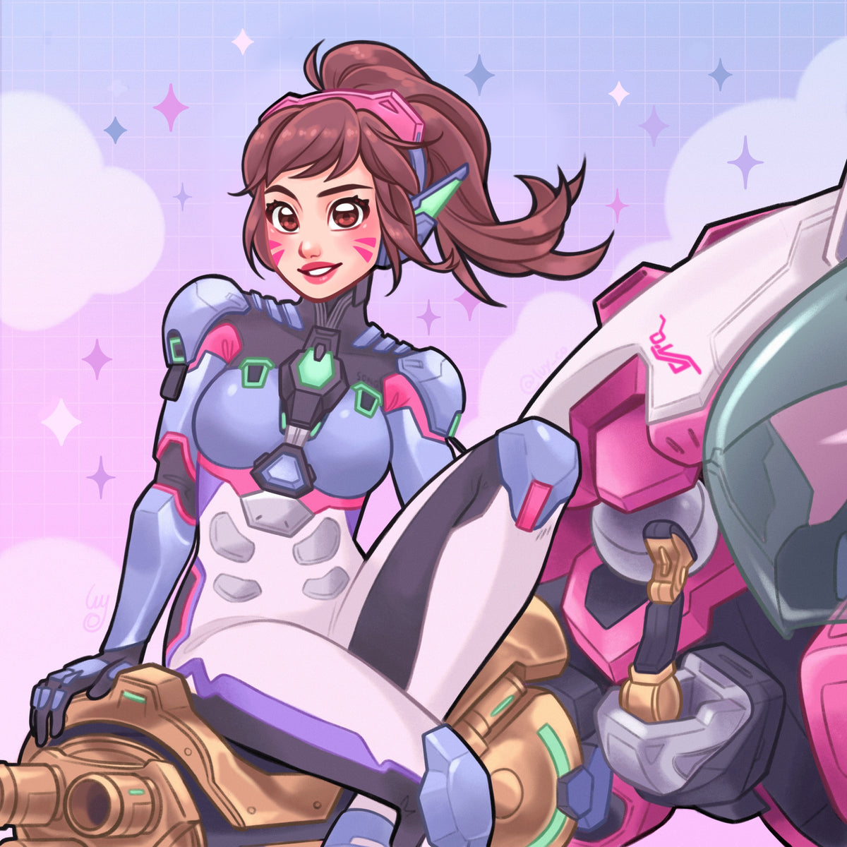 Dva mini square print