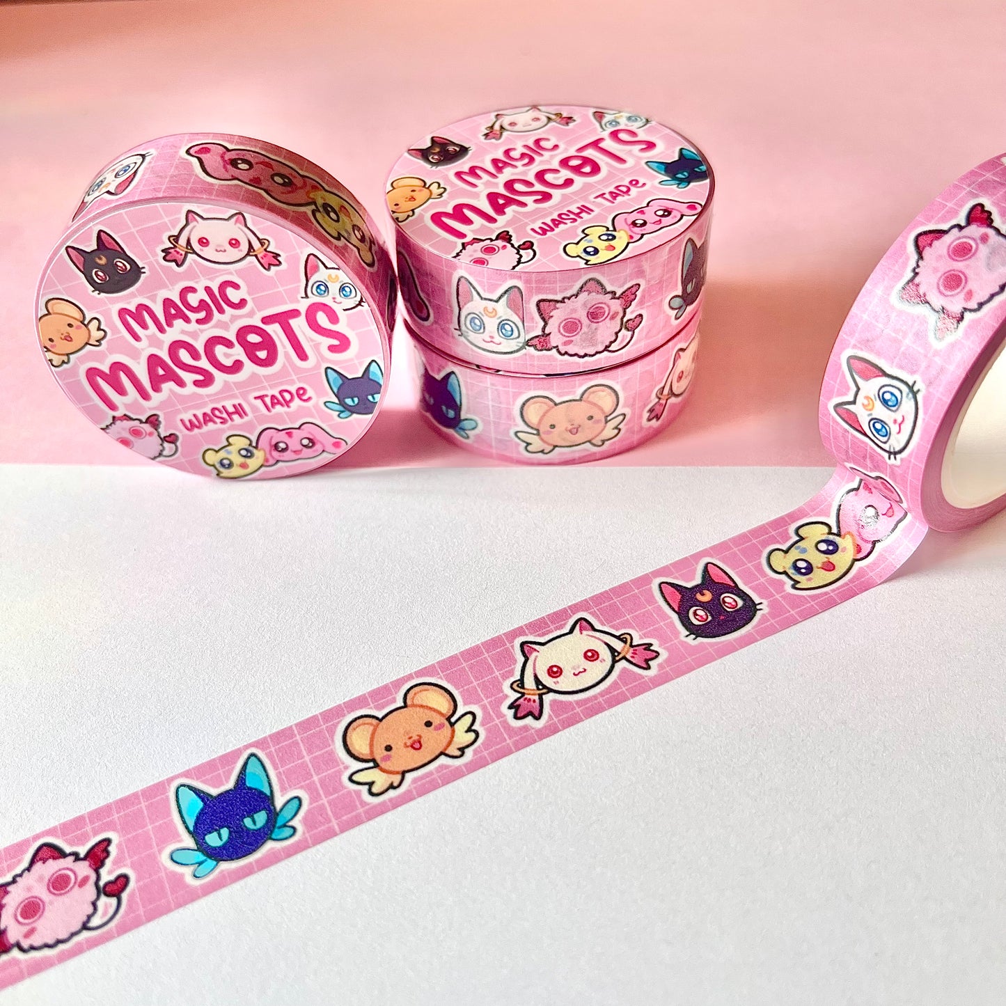 Magic mascots washi tape