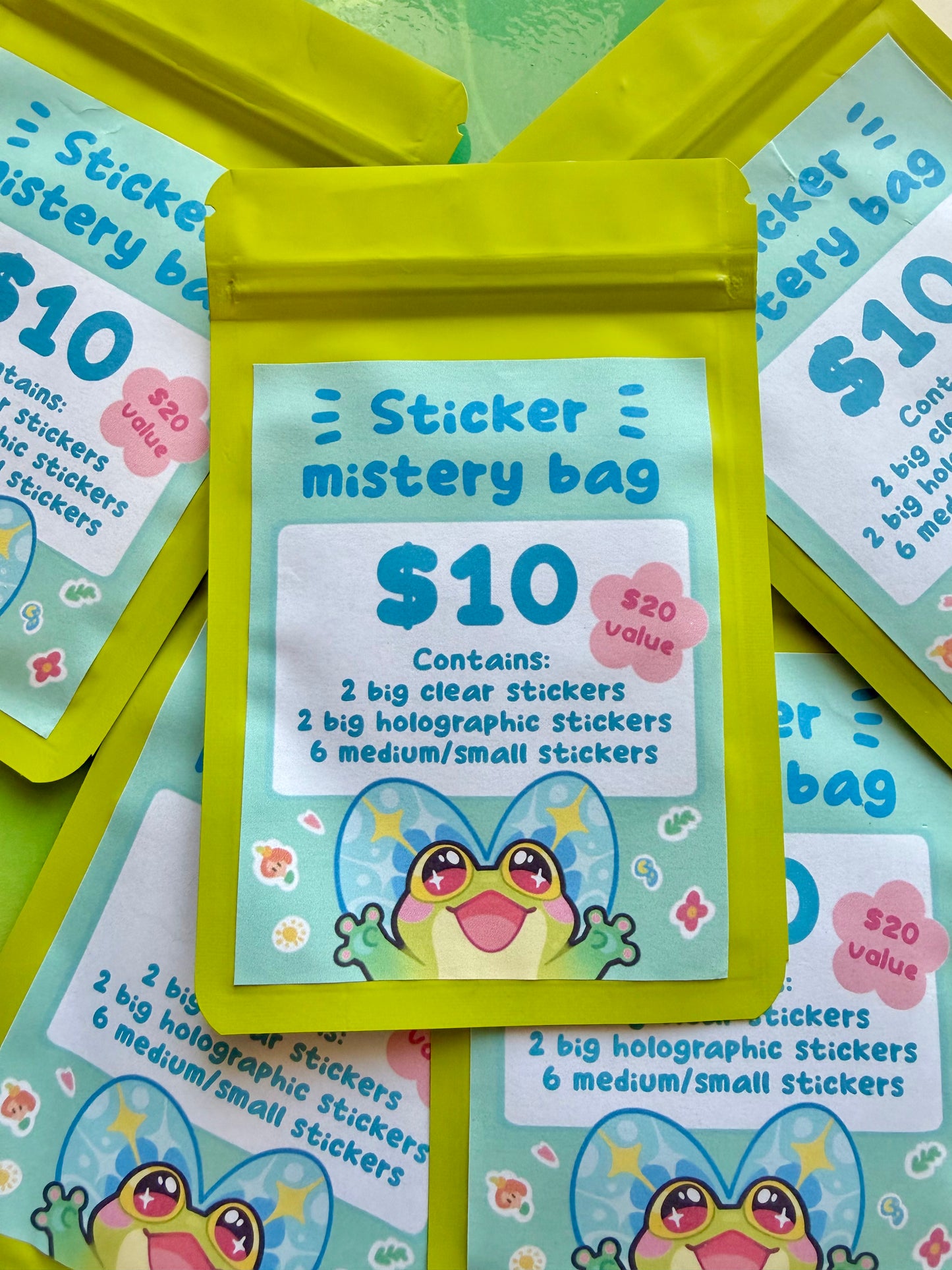Sticker mystery bag