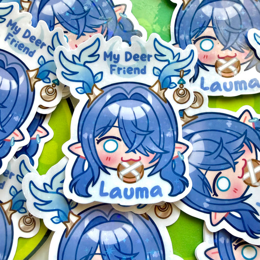 My deer friend Lauma sticker