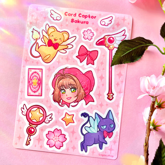 Sakura sticker sheet