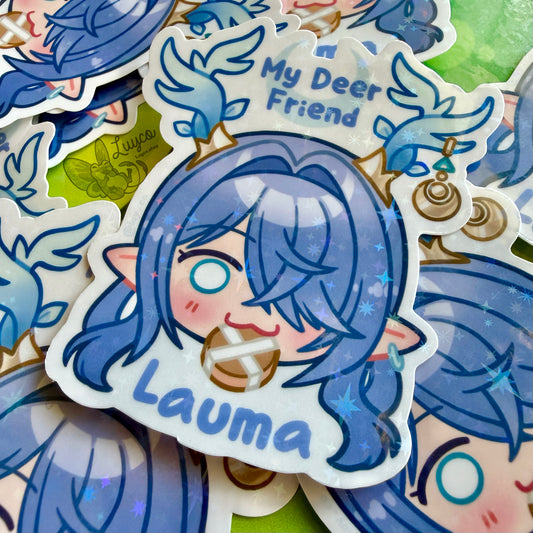 My deer friend Lauma sticker