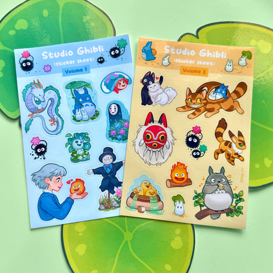 NEW LOOK Ghibli sticker sheet