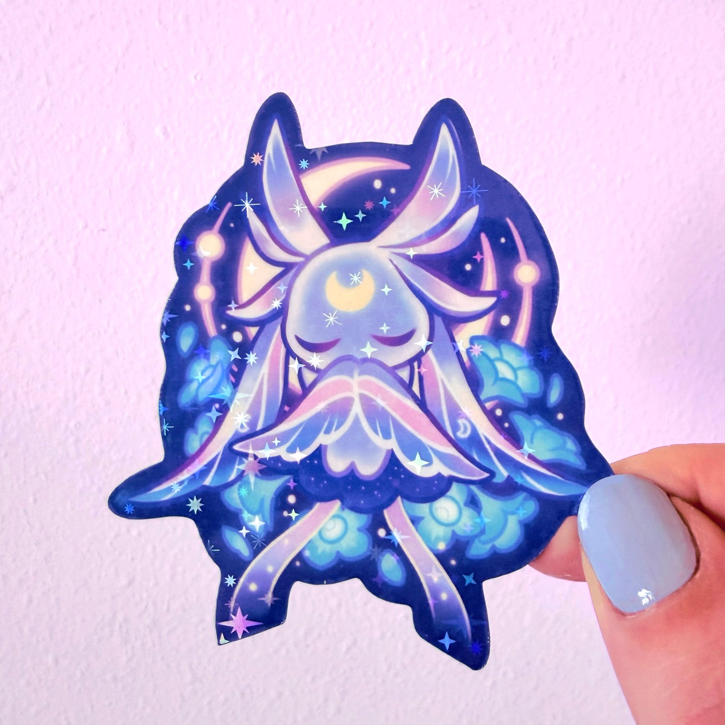 Maiglöckchen Fee holografischer Aufkleber
