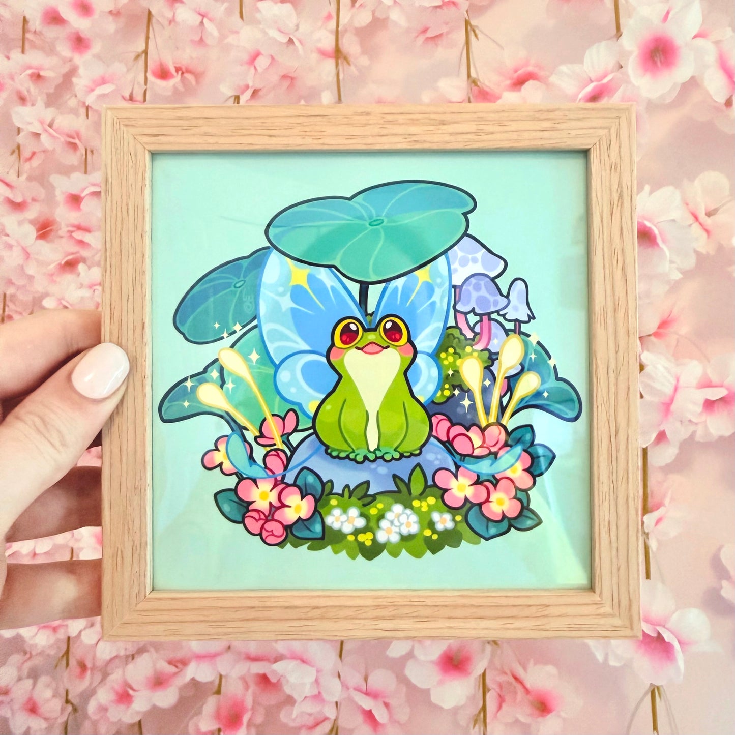 Plant Fred mini square print