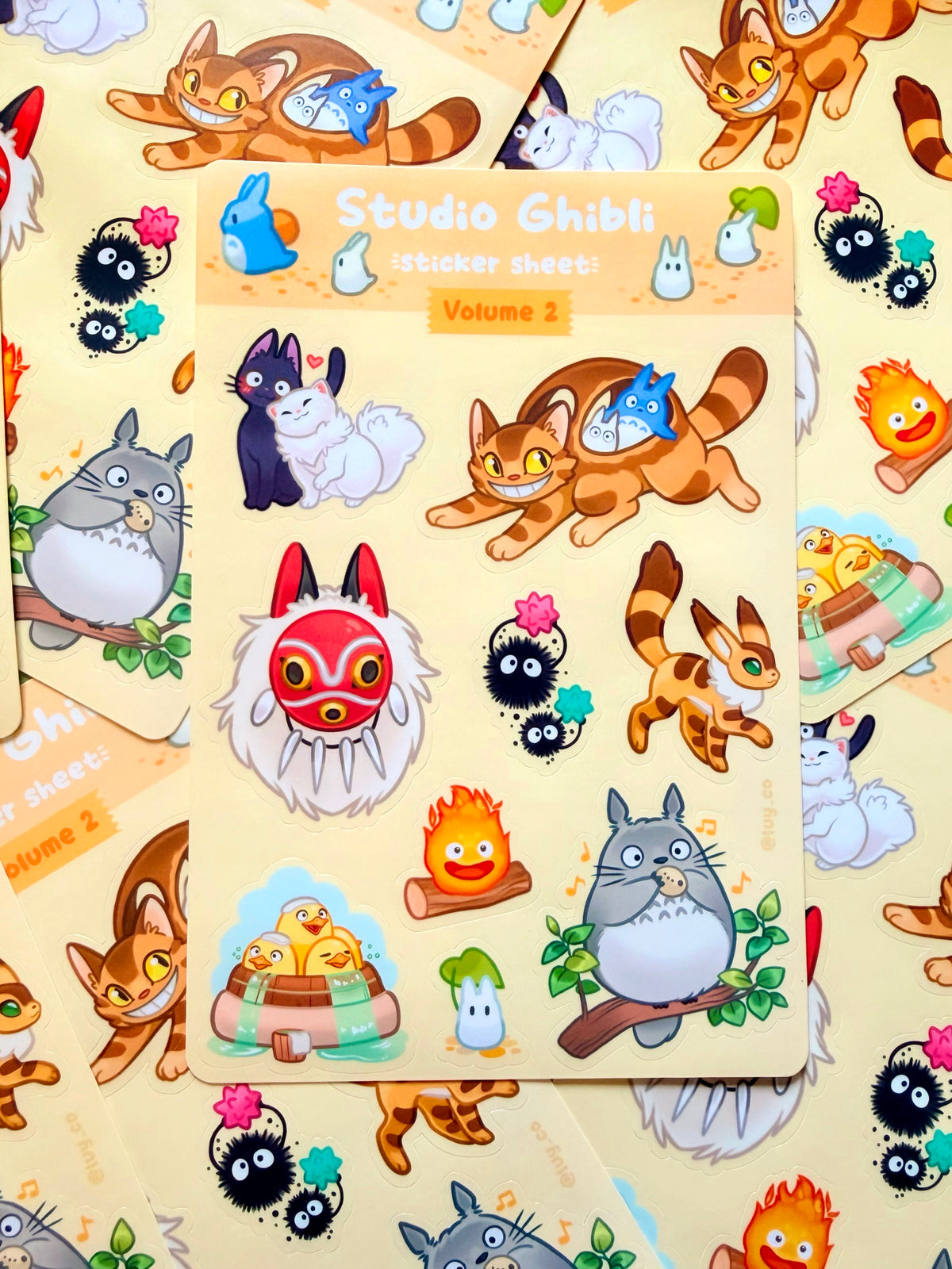 Ghibli sticker sheets