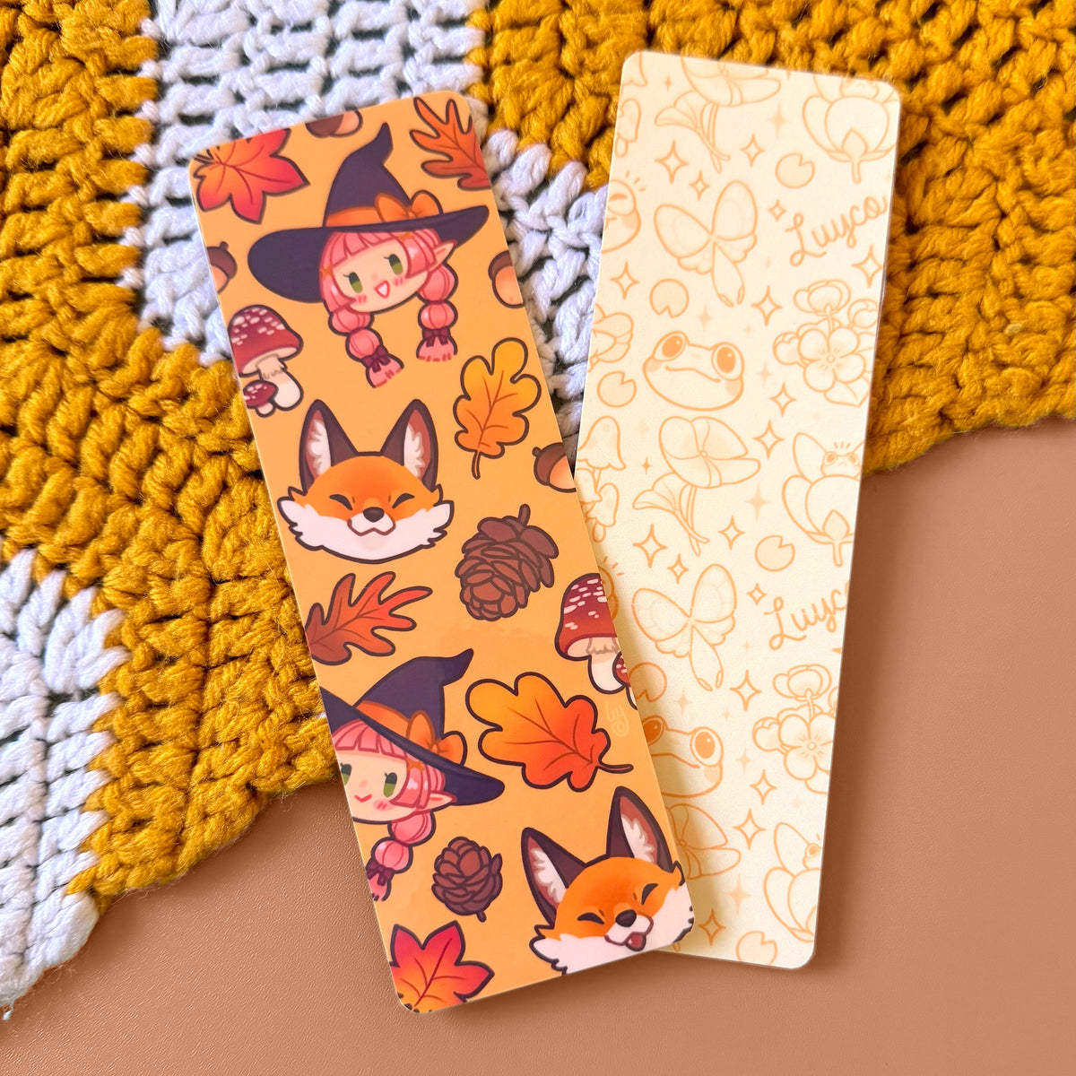 Fall witch bookmark