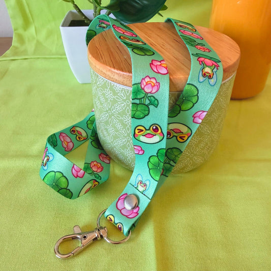 Fred the Fairy frog lanyard