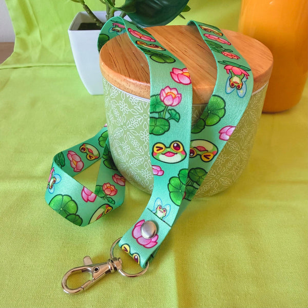 Fred the Fairy frog lanyard