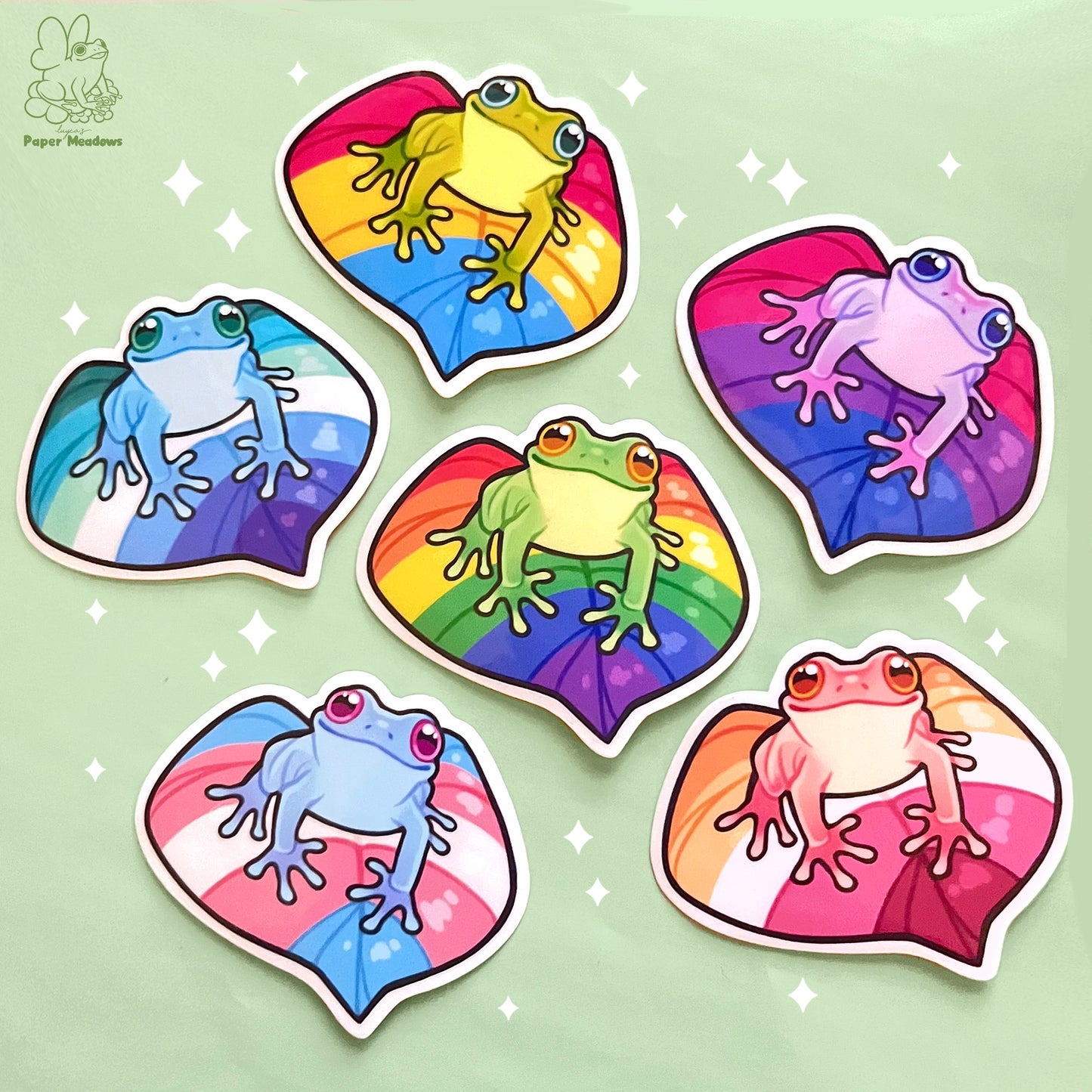 Pride Froggy sticker