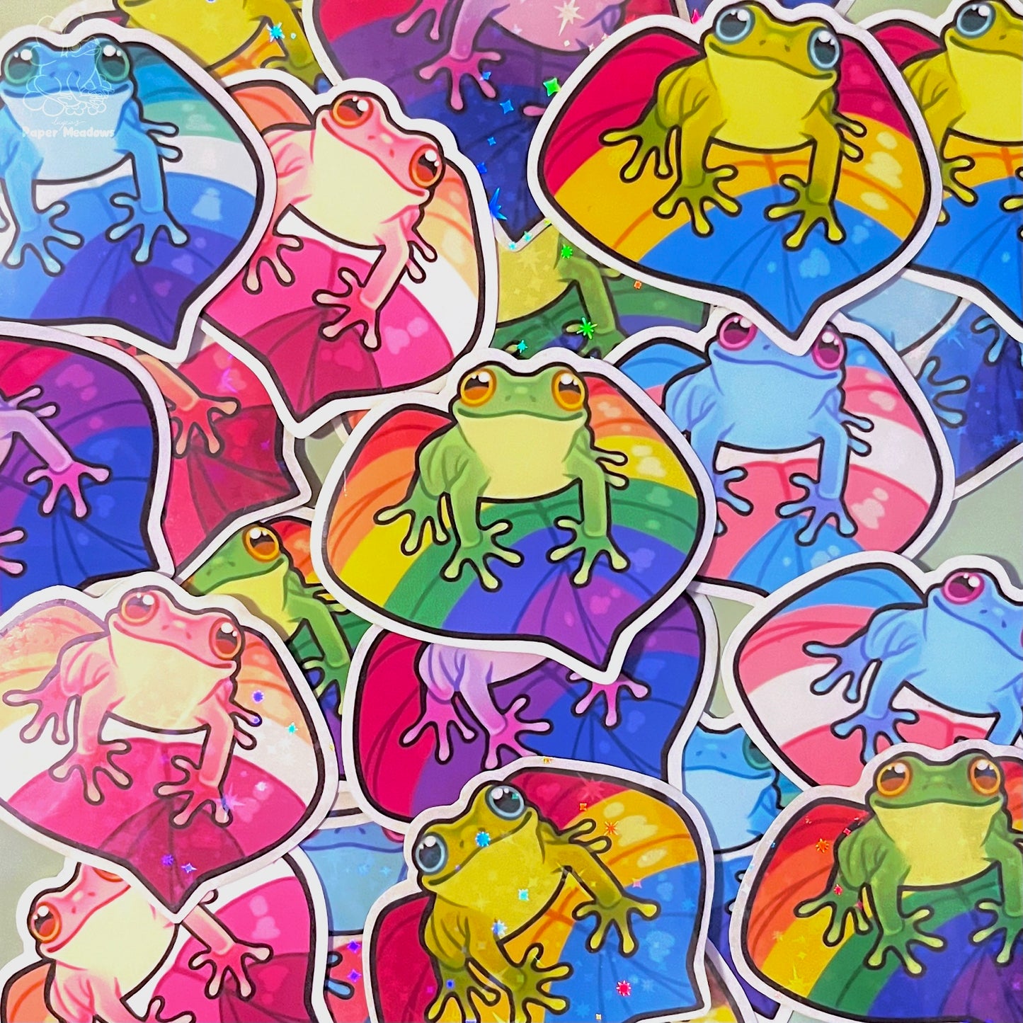 Pride Froggy sticker