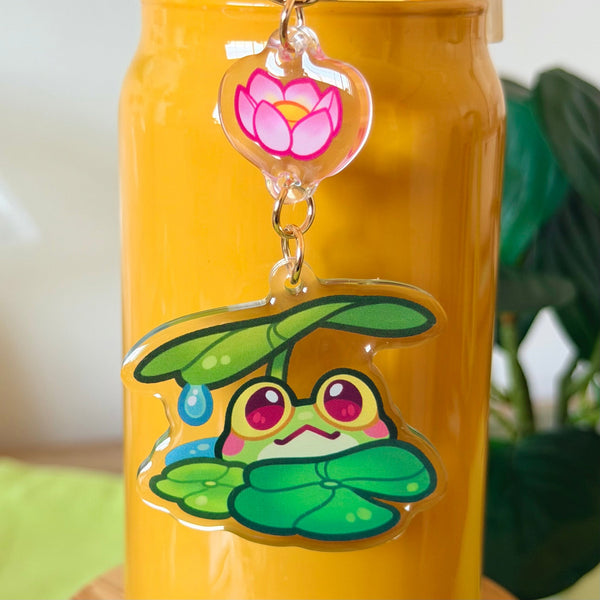 Lilypad Fred charm