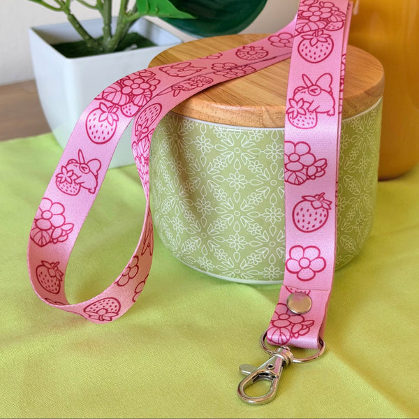 Berrybum Strawberry lanyard