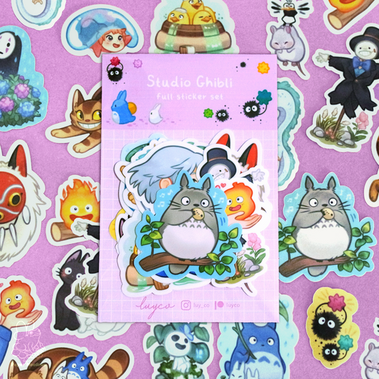 Ghibli Stickers complete set