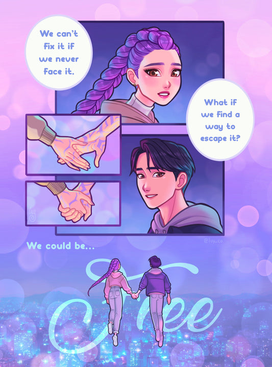 "Free" Rumi & Jinu art print