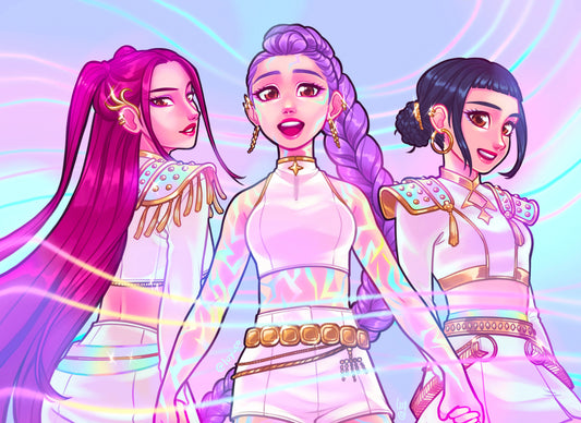 Huntrix art print