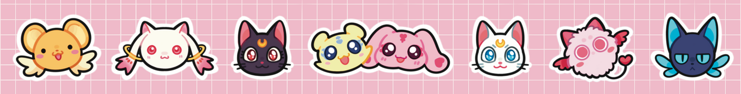 Magic mascots washi tape