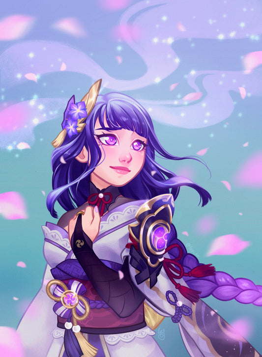 Raiden Shogun art print